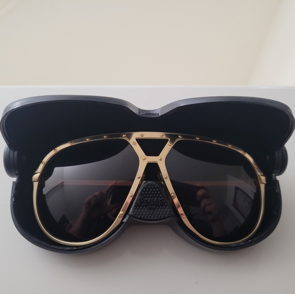 Alpina sunglasses m1 rare double gold frame 80s